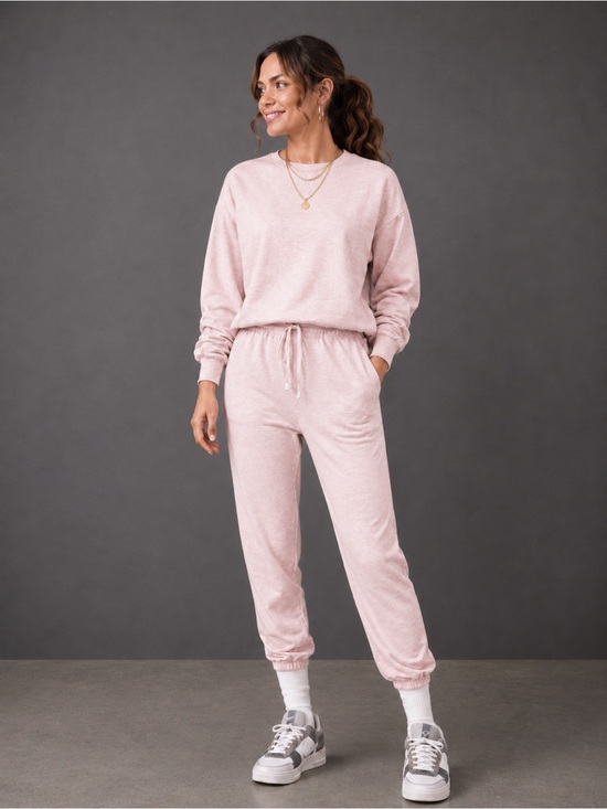 Forever 21 Pants - Forever 21 Women’s Light Pink Lounge Jogger Set